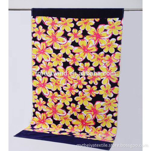 Printed Cotton Promotional Beach Towel